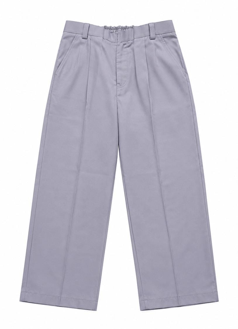 Pantalon Coupe Droite Gris pour Enfant – Taille S