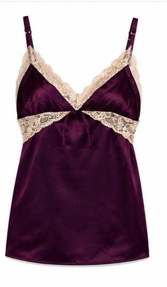 Ensemble Nuisette & Petite Culotte Rouge Bordeaux